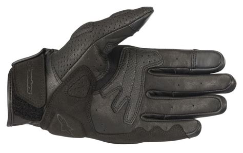 Alpinestars Mustang V2 Black Black Motorcycle Summer Gloves Radeuen