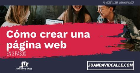 Como crear una página o sitio web profesional en 3 pasos fáciles Tutorial