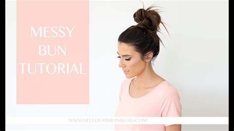 Messy Bun Tutorial Youtube