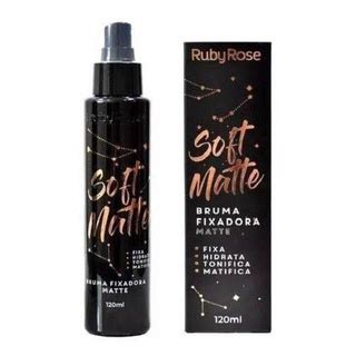 Bruma Fixadora Soft Matte Ruby Rose 120ML Shopee Brasil