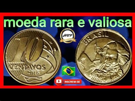 Moeda Rara E Valiosa Muito Procurada 10 Centavos 2016 Defeito E