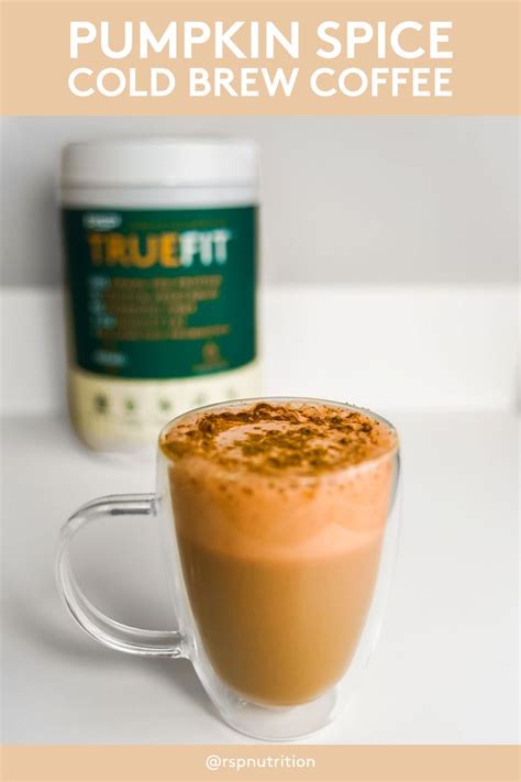 Pumpkin Spice Cold Brew Coffee | Healthy holiday recipes, Cold brew ...