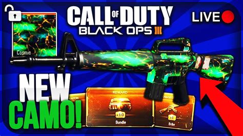 New Cosmic Camo In Black Ops Unlocking Triple Play Contract