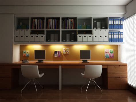 36 Inspirational Home Office Workspaces That Feature 2 Person Desks