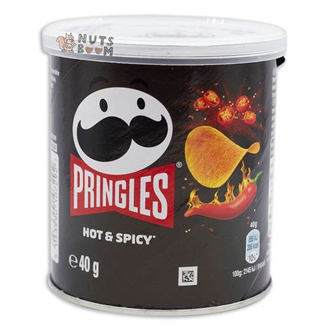 Чипси Pringles Hot Spicy Nuts Boom Горішки і Сухофрукти в Україні