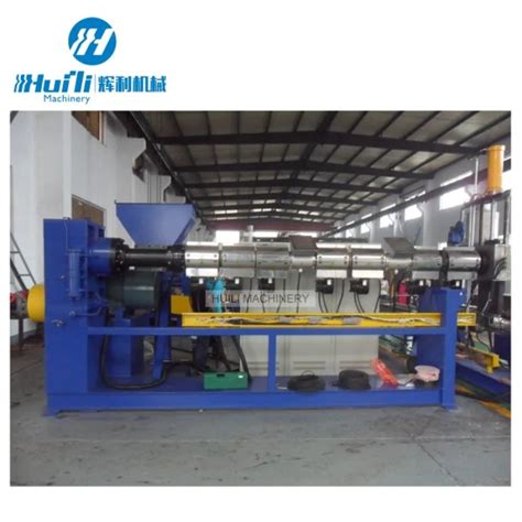 Pe Pp Film Two Extruder Granulation Line Plastic Granulation Machine