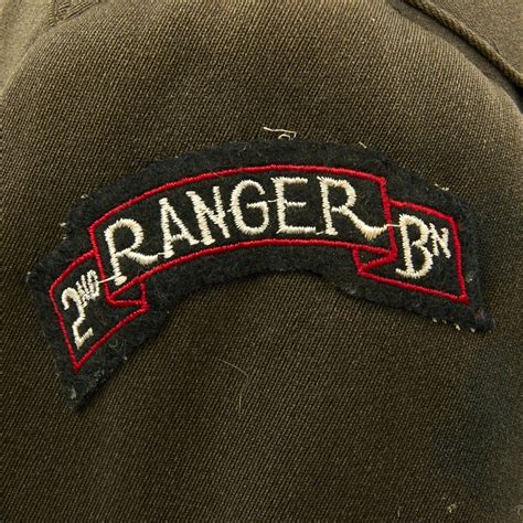 Original U.S. WWII 2nd Ranger Battalion Named Uniform – International ...