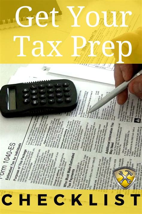 Tax Prep Checklist 2021 Printable Free