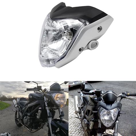 Alconstar Motorcycle Modified Light Headlight Assembly With Bulb