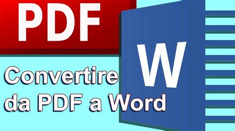 IT Trasformare Da PDF A DOC Convertire PDF In Word Gratis YouTube