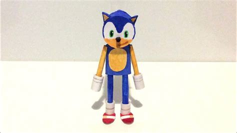 Paper Toy Sonic Sonic The Hedgehog Characters Paper Toys Papercraft