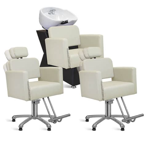 Lavatório E Cadeira Para Salão - Kit Cadeira E Lavatorio Para Salão - RETOEDU