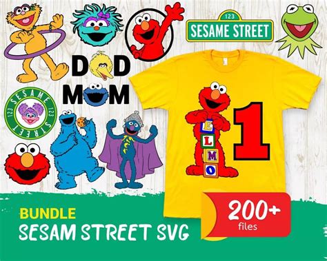 Sesame Street Svg Files Sesame Street Png Sesame Faces Svg Inspire