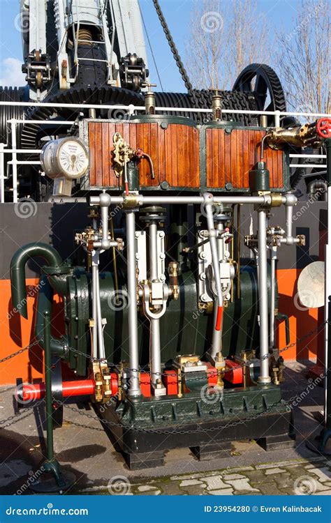 Compound Steam Engine Stock Photo Image Of Pipes Compound 23954280