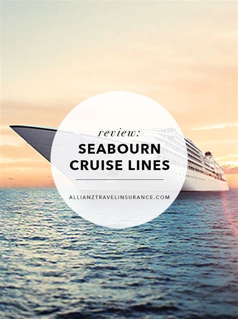 Review of Seabourn Cruise Lines | Cruise reviews, Ocean cruise, Cruise ship pictures