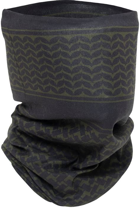 Olive Drab Multi Use Tactical Wrap With Shemagh Print Galaxy Army Navy