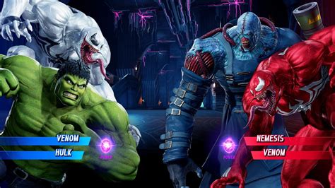 Carnage Hulk Vs Nemesis Venom Very Hard Marvel Vs Capcom K