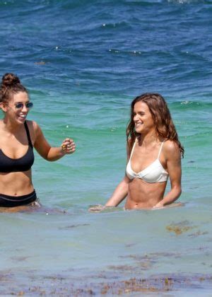 Helen Owen In White Bikini On The Beach In Tulum Gotceleb