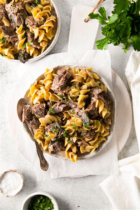 Slow Cooker Beef Stroganoff Nutmeg Nanny