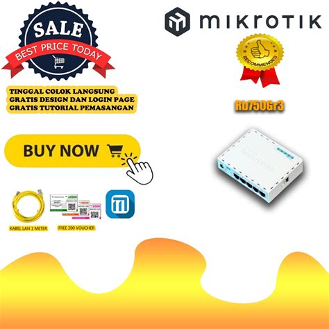 Jual Usaha Voucher Mikrotik Rb750gr3 Full Setting Shopee Indonesia