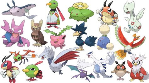 Flying Type Pokémon Match (Generation 2) Quiz - By jackfrog10