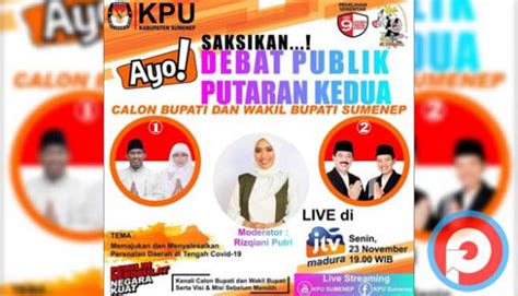 Pilkada November Kpu Sumenep Bakal Gelar Debat Publik Kedua