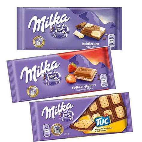 Barra De Chocolate Milka Importado Diversos Sabores Shopee Brasil