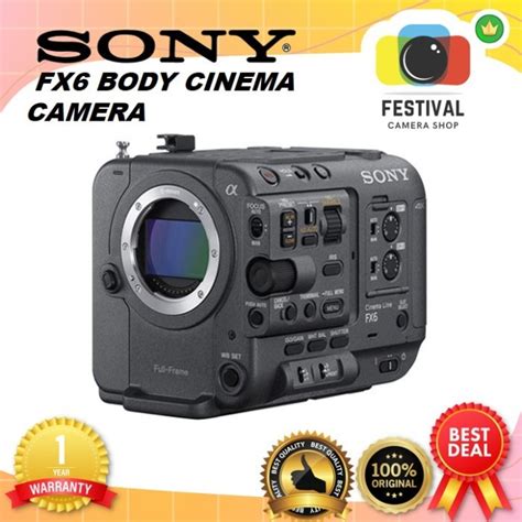 Jual Sony FX6 Body Only Full Frame Cinema Camera Garansi Resmi Shopee