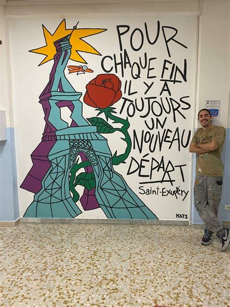 Per Ogni Fine C Un Nuovo Inizio Murale Di Davide Gatti A Scuola