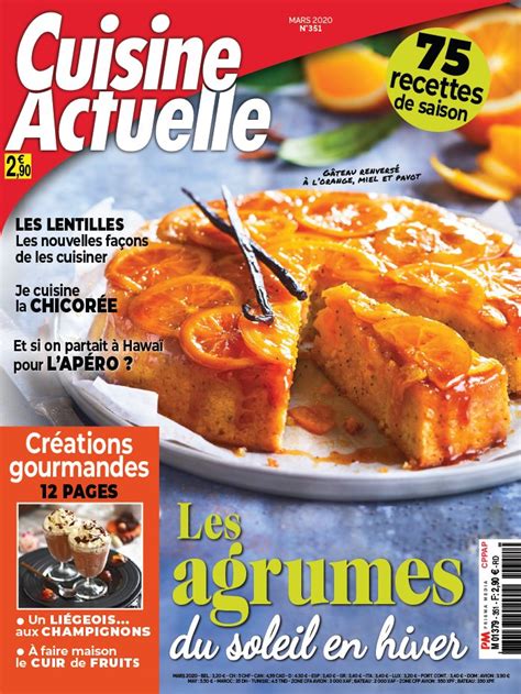 Magazine Cuisine Actuelle abonnement à prix réduit