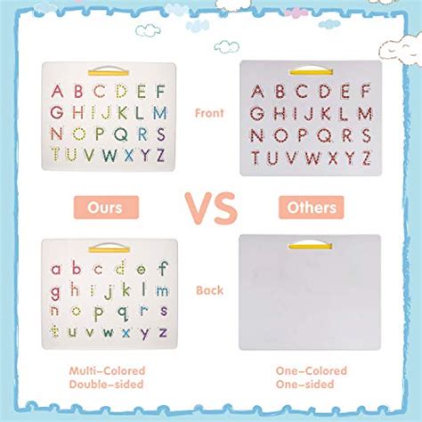 Hautton Magnetic Letters Board In Alphabet Letter Tracing Board