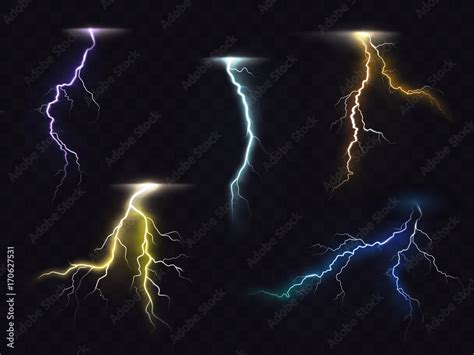 Lightning Bolt Vector Realistic