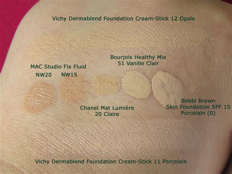 Vichy Dermablend 3d Swatches Danilla Verde Stile