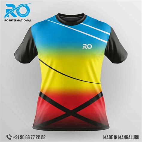 Ro FS Sublimation Jersey Red Navy Blue RO International