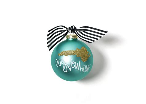 Key To Our New Home Glass Ornament | Coton Colors