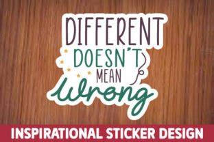 Inspirational Quotes Sticker Design Graphic By Trendy CraftSVG