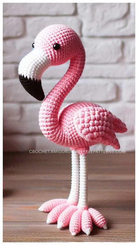 Amigurumi Flamingo Free Pattern In 2024 Crochet Flamingo Crochet Patterns Amigurumi Crochet