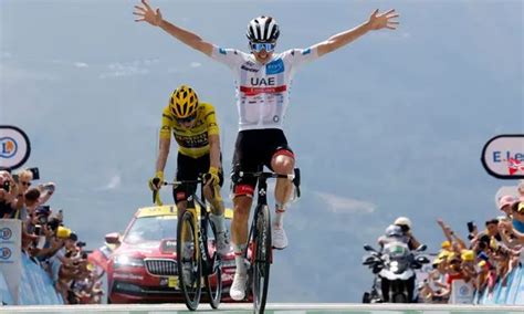 Tour De France Pogacar Wins Stage 17 But Vingegaard Holds Firm As It