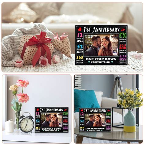 WaaHome 1st Year Anniversary Picture Frame Gifts For Her, 57% OFF