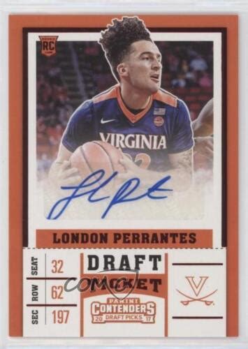 Panini Contenders Draft Picks College Ticket Red Foil London