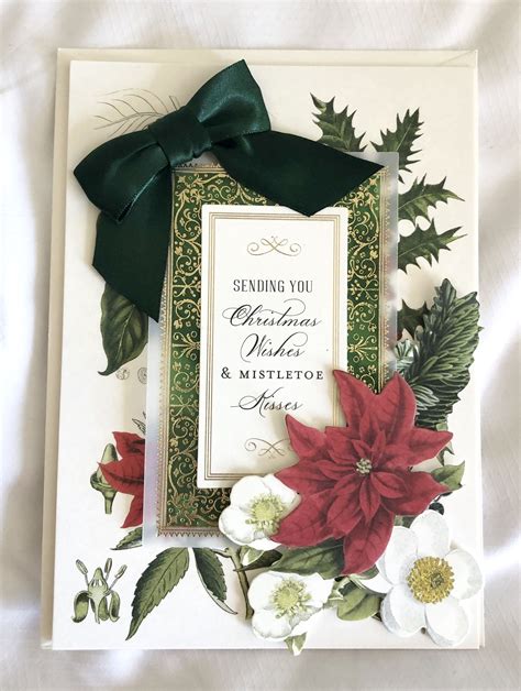 2019 Christmas Card Created Using The Anna Griffin Christmas Botanical