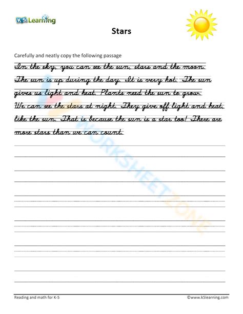 Free Printable Handwriting Paragraph Practice Sheets Hot Sex Picture