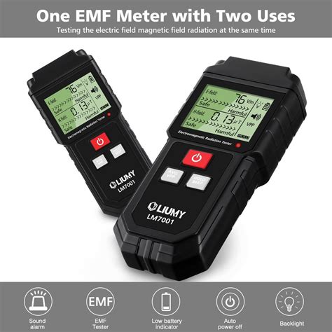 Electromagnetic Field Radiation Detector EMF Meter LIUMY Handheld