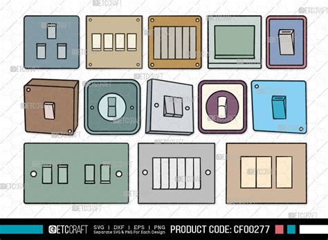 Electrical Switches Clipart