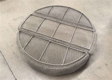 Stainless Steel Mesh Pad Demister Industrial Standard HG T 21618 1998