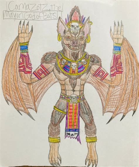 Camazotz, the Mayan God of Bats by DragoTerror on DeviantArt