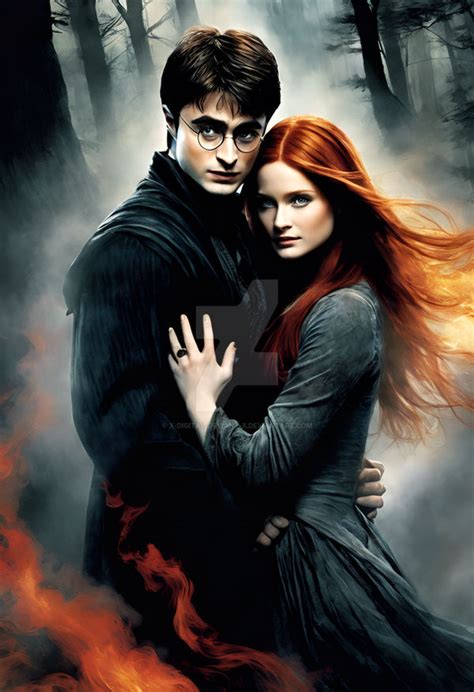 Harry And Ginny By X Digital Deviant X On Deviantart