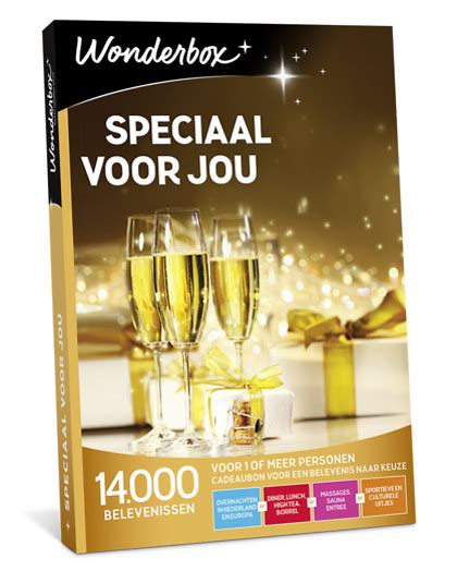 Beleveniscadeau Speciaal Voor Jou Wonderbox