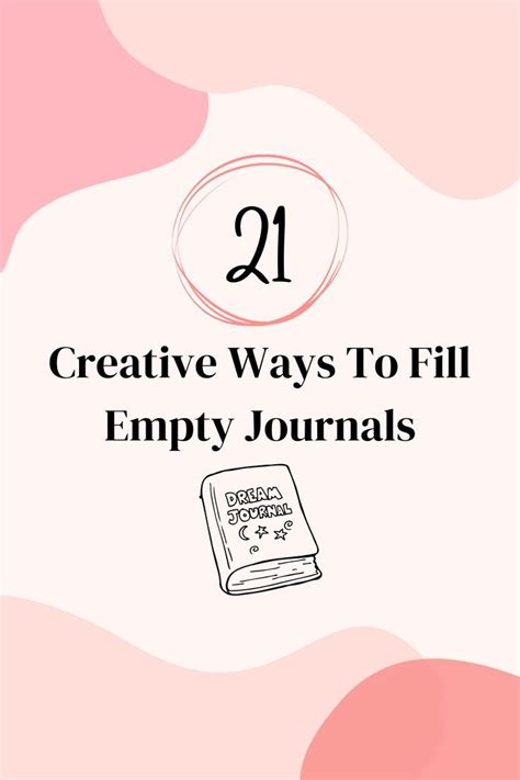 Ways To Fill Empty Journals Artofit