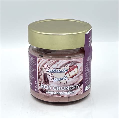 Crema Spalmabile Frisenda Gusto Frutti Di Bosco Red Crunchy Gr